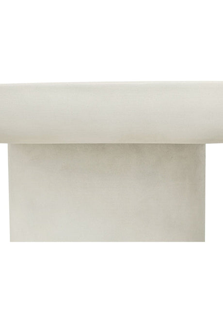 Modern European furniture - Cream Concrete Dining Table - www.oroa.com