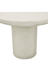Modern European furniture - Cream Concrete Dining Table - www.oroa.com
