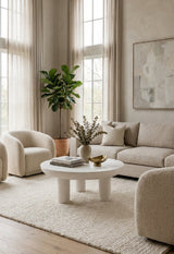 Modern European furniture - Indoor/Outdoor Concrete Coffee Table - www.oroa.com