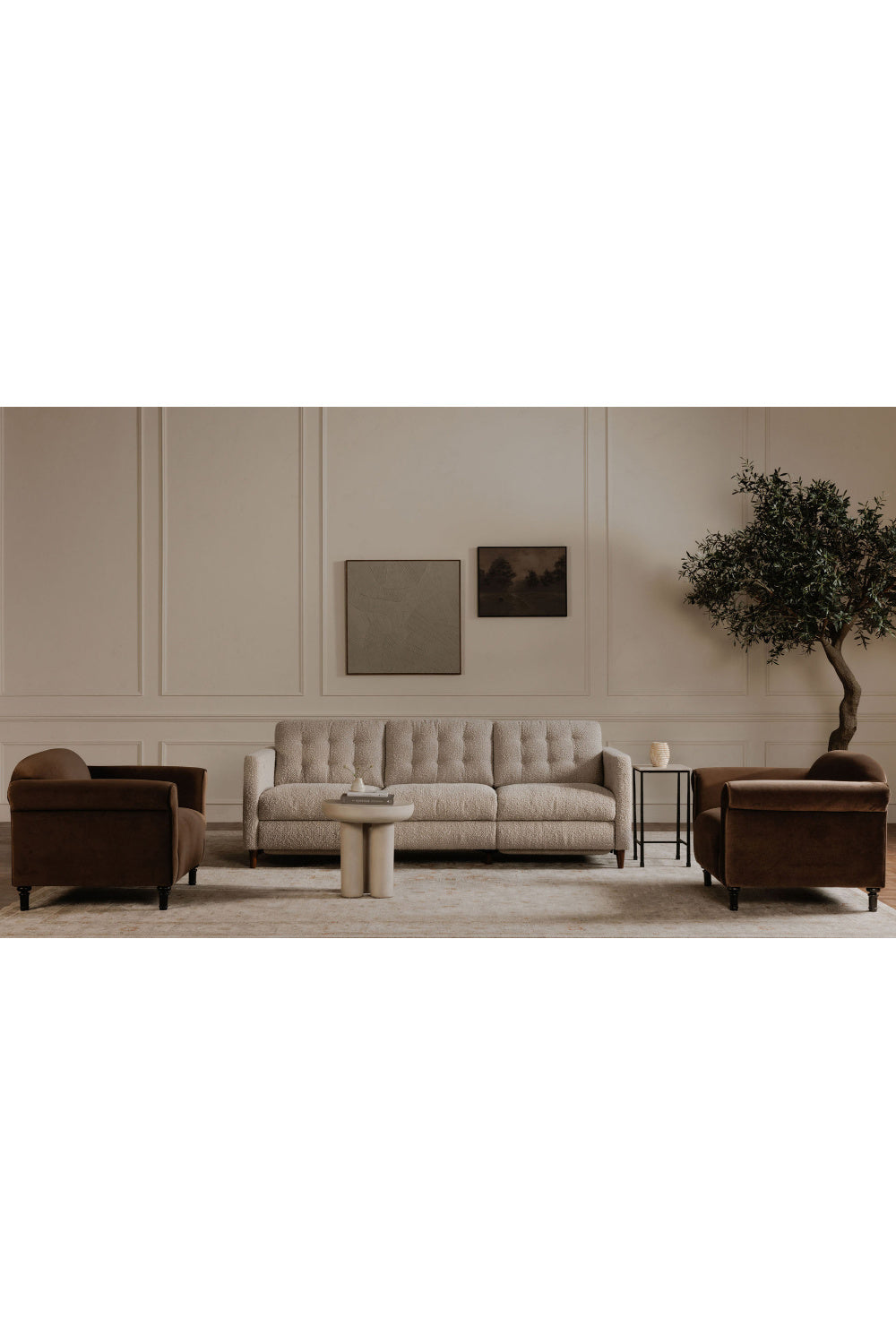 Modern European furniture - Indoor/Outdoor Concrete Side Table - www.oroa.com