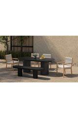 Modern European furniture - Indoor/Outdoor Concrete Bench - www.oroa.com