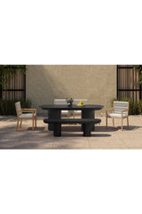 Modern European furniture - Indoor/Outdoor Concrete Bench - www.oroa.com