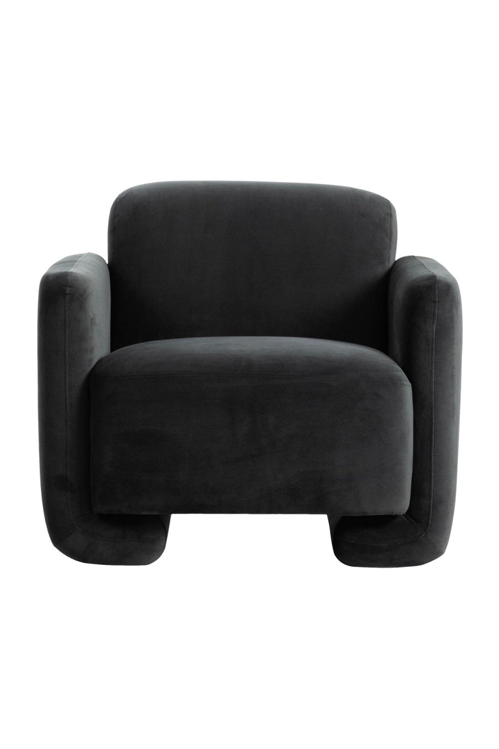 Gray Upholstered Accent Chair | Novi Living Fallon | Oroa.com