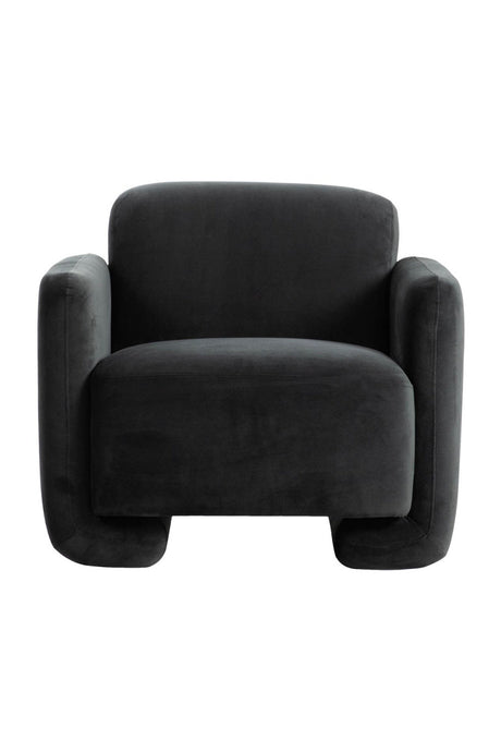 Gray Upholstered Accent Chair | Novi Living Fallon | Oroa.com