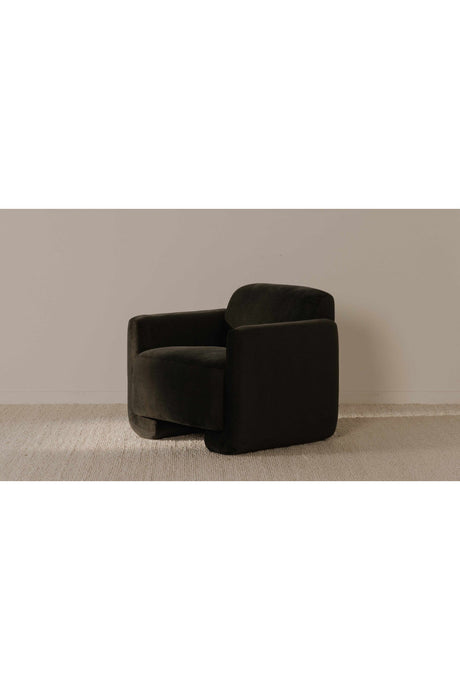 Gray Upholstered Accent Chair | Novi Living Fallon | Oroa.com