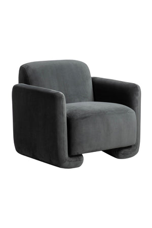 Gray Upholstered Accent Chair | Novi Living Fallon | Oroa.com