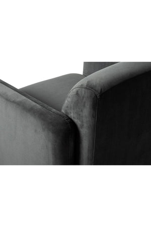Gray Upholstered Accent Chair | Novi Living Fallon | Oroa.com
