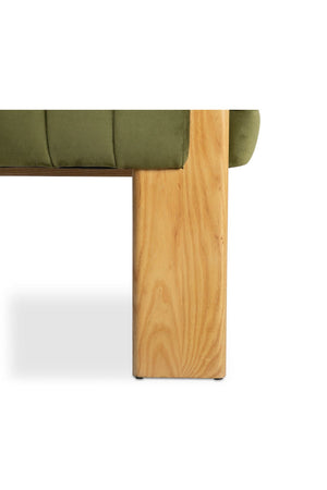 Green Curved Accent Chair | Novi Living Sofi | Oroa.com