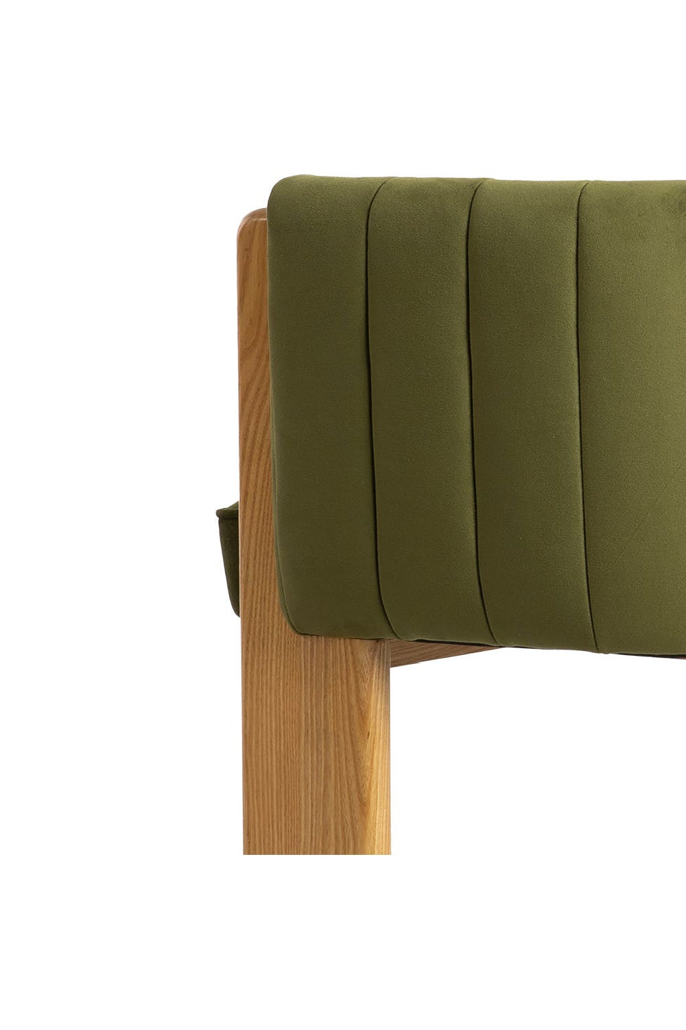 Green Curved Accent Chair | Novi Living Sofi | Oroa.com