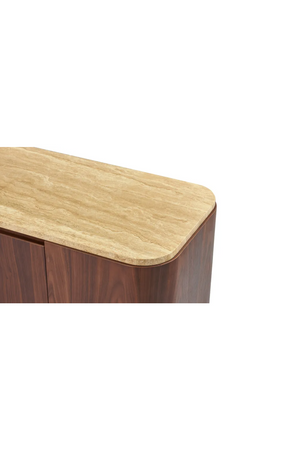Travertine Top 2-Door Sideboard | NV Gallery Orion