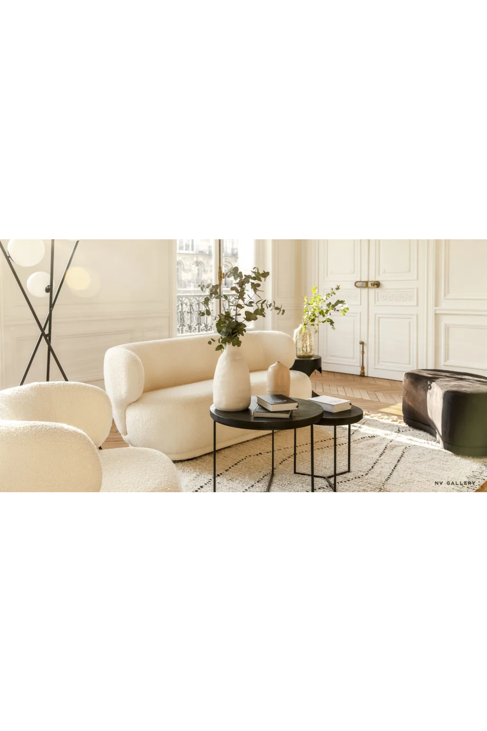 Curved Back 2-Seater Sofa | NV Gallery Giulia | Oroa.com