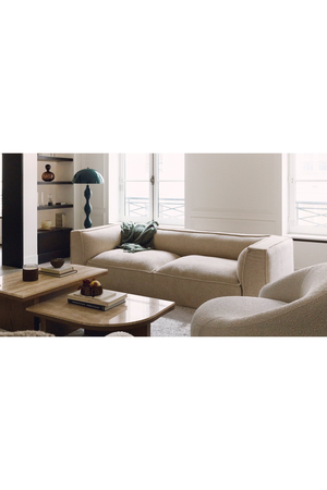 Piped Upholstered 3-Seater Sofa | NV Gallery Auster | Oroa.com