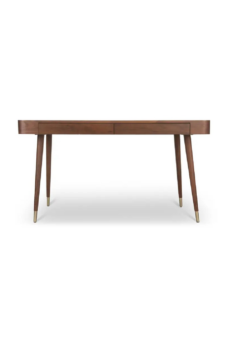 Walnut Wood 2-Drawer Desk | NV Gallery Vinyle | Oroa.com