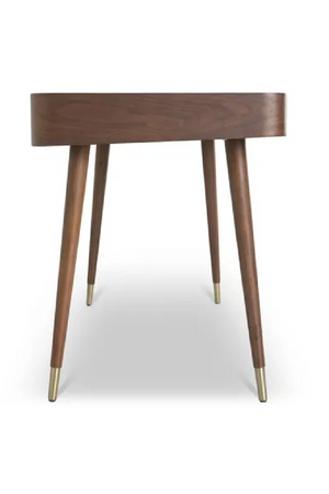 Walnut Wood 2-Drawer Desk | NV Gallery Vinyle | Oroa.com