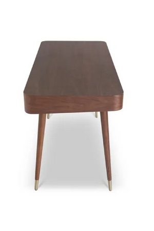 Walnut Wood 2-Drawer Desk | NV Gallery Vinyle | Oroa.com