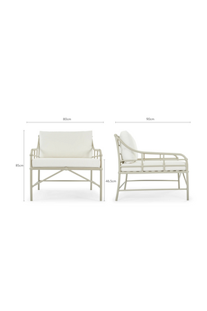Iron Framed Outdoor Armchair | NV Gallery Amalfi | Oroa.com