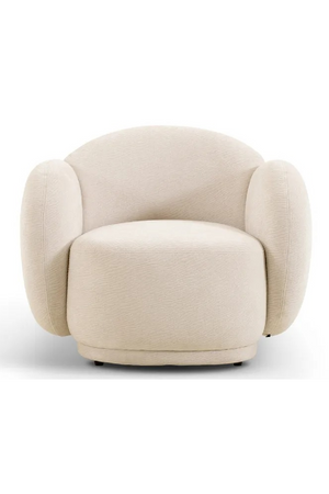 Rounded Legless Accent Armchair | NV Gallery Cocoon | Oroa.com