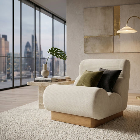   Scalloped Modular Lounge Chair | Oroa.com