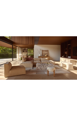 Beige Tweed Modular Chair | NV Gallery Auster | Oroa.com