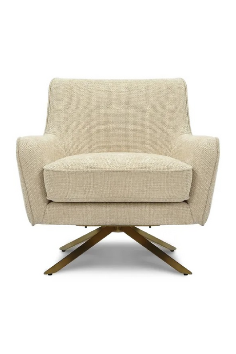 Padded Swivel Armchair S | NV Gallery Golden Gun | Oroa.com