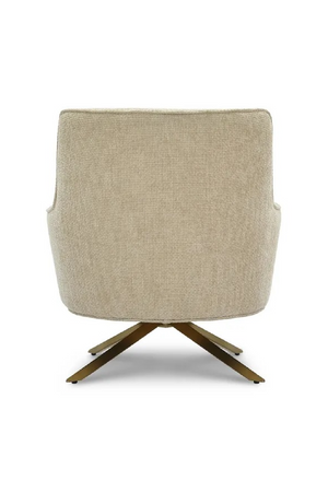 Padded Swivel Armchair S | NV Gallery Golden Gun | Oroa.com