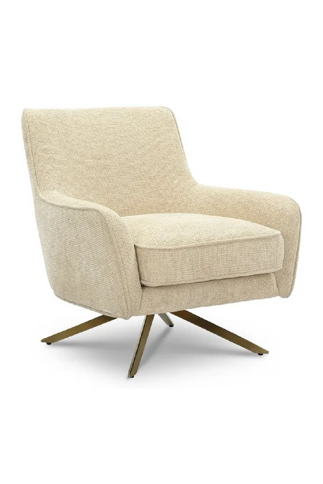Padded Swivel Armchair S | NV Gallery Golden Gun | Oroa.com