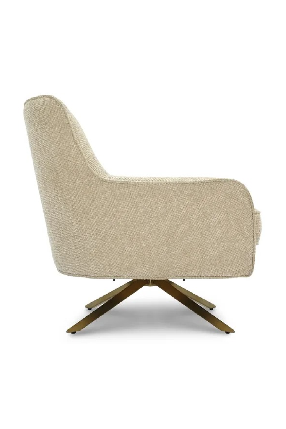 Padded Swivel Armchair S | NV Gallery Golden Gun | Oroa.com