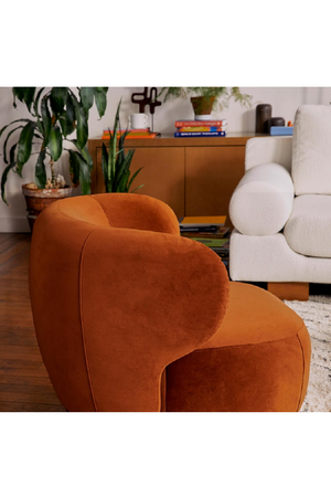 Contoured-Back Lounge Chair | NV Gallery Giulia | Oroa.com