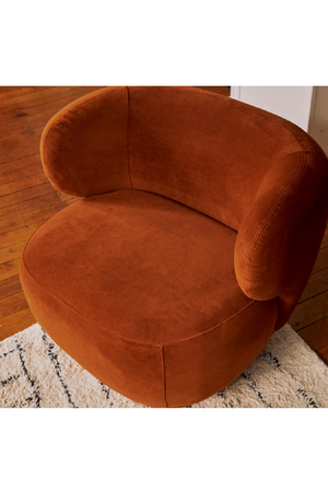 Contoured-Back Lounge Chair | NV Gallery Giulia | Oroa.com