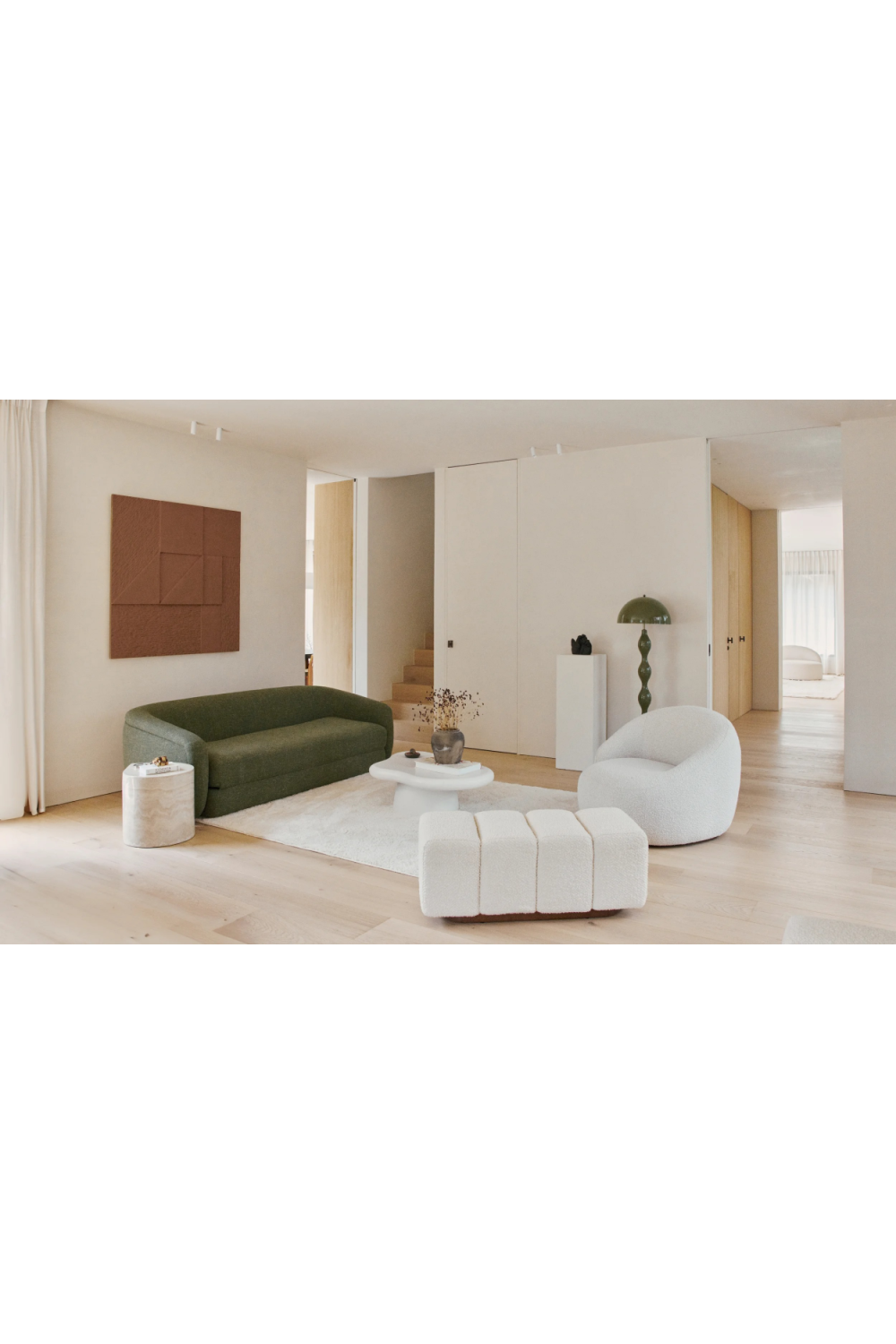 Rounded Asymmetrical Accent Chair | NV Gallery Neo | Oroa.com