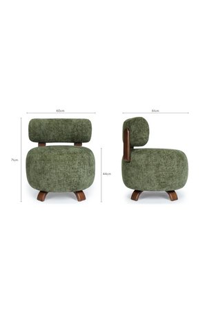 Rounded Seat Accent Chair | NV Gallery Platon | Oroa.com