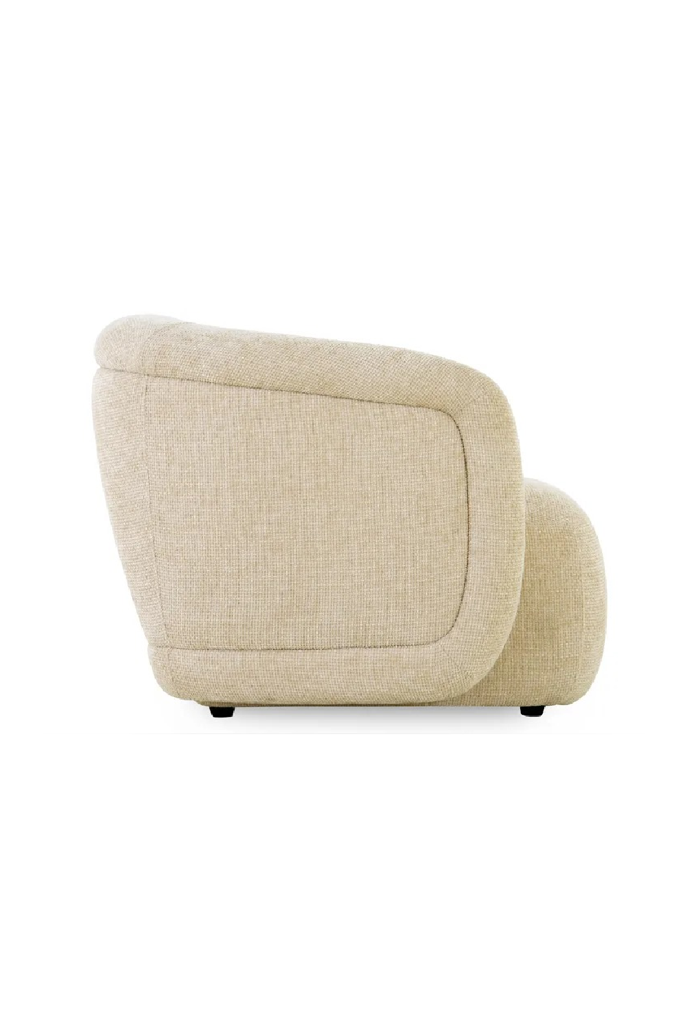 Curved Plush Lounge Chair | NV Gallery Volta | Oroa.com