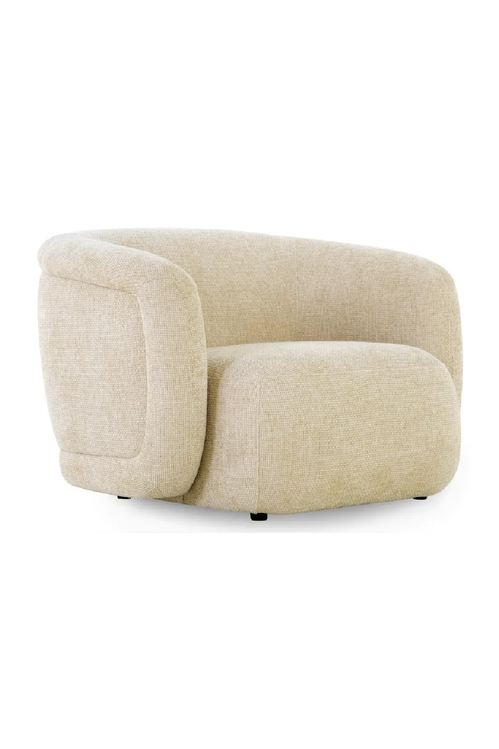 Curved Plush Lounge Chair | NV Gallery Volta | Oroa.com