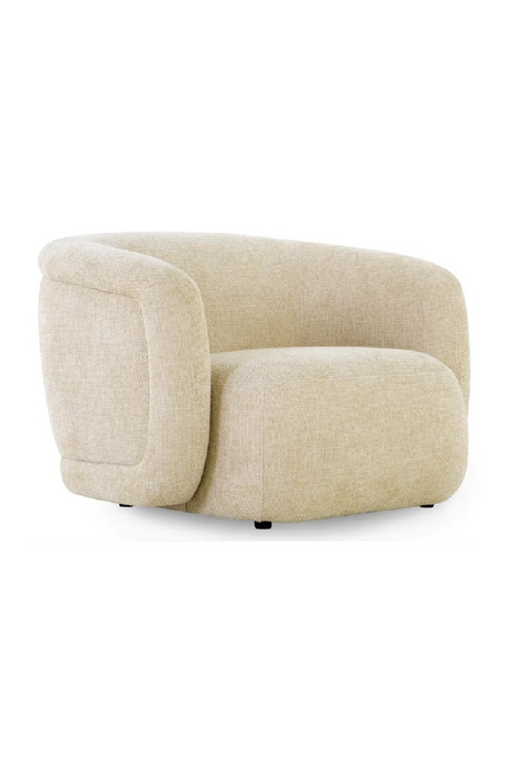 Curved Plush Lounge Chair | NV Gallery Volta | Oroa.com