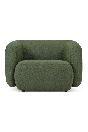 Curved Plush Lounge Chair | NV Gallery Volta | Oroa.com