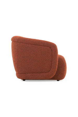 Curved Plush Lounge Chair | NV Gallery Volta | Oroa.com