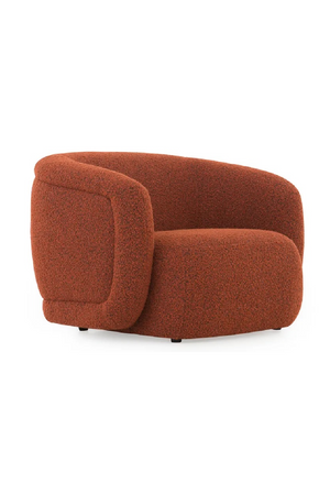 Curved Plush Lounge Chair | NV Gallery Volta | Oroa.com