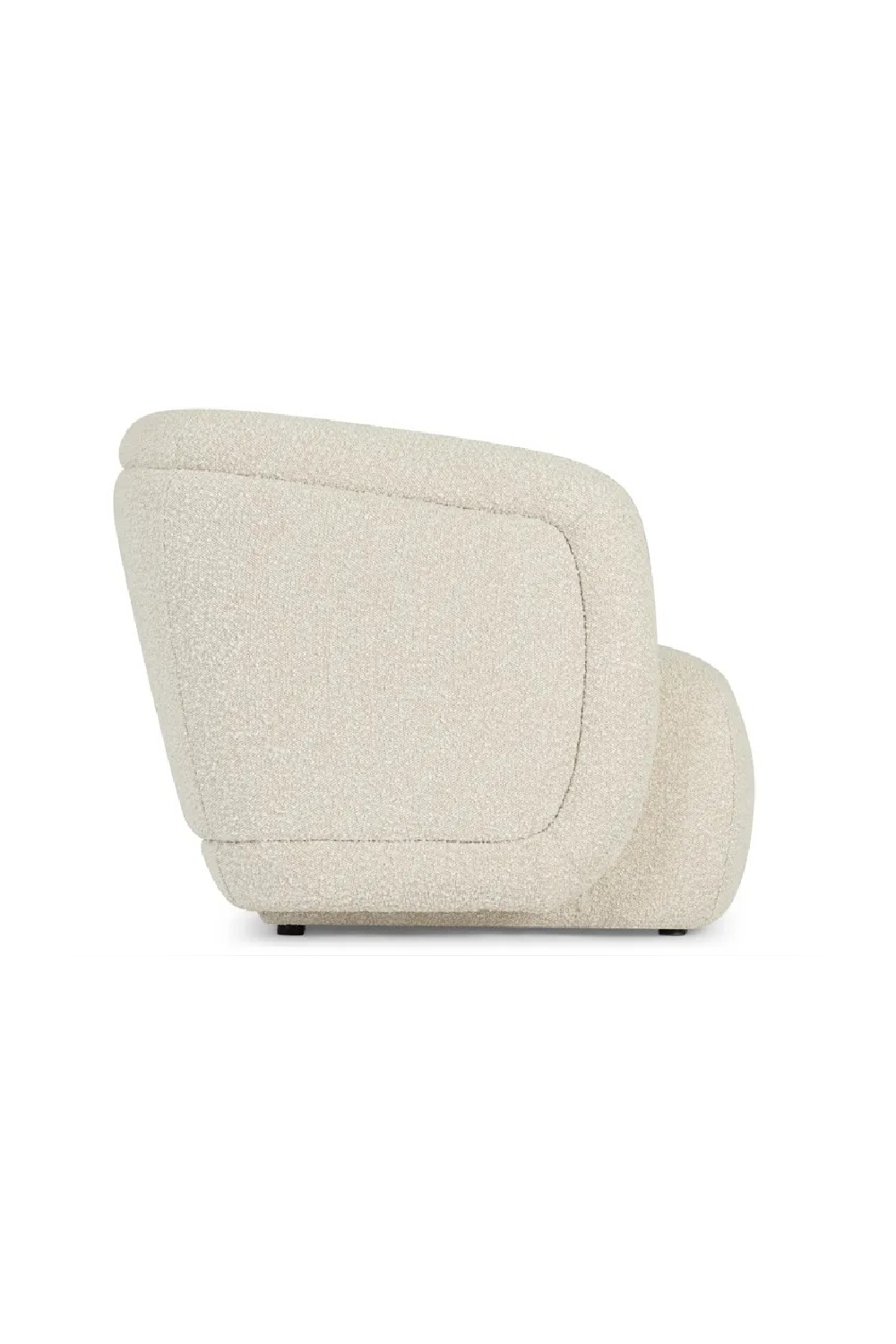 Curved Plush Lounge Chair | NV Gallery Volta | Oroa.com