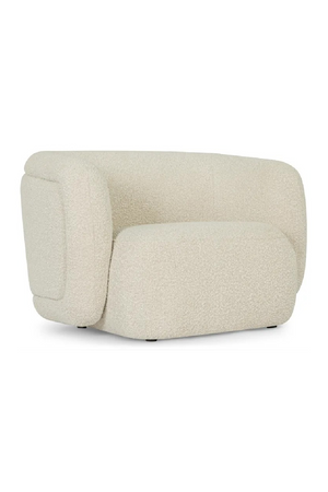 Curved Plush Lounge Chair | NV Gallery Volta | Oroa.com