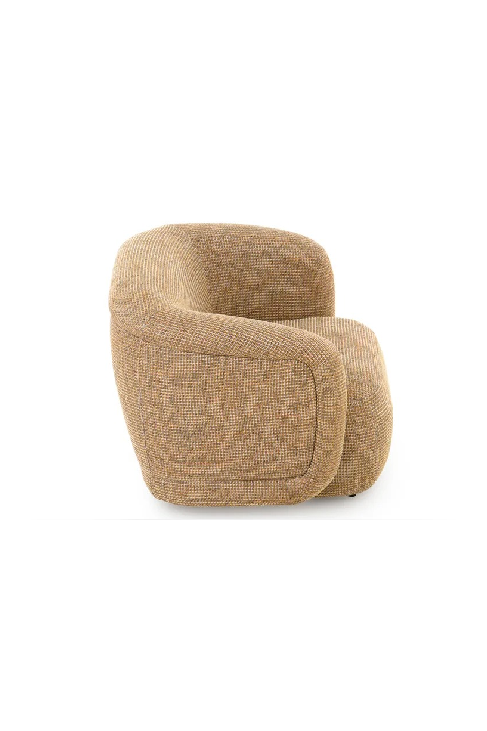Curved Plush Lounge Chair | NV Gallery Volta | Oroa.com