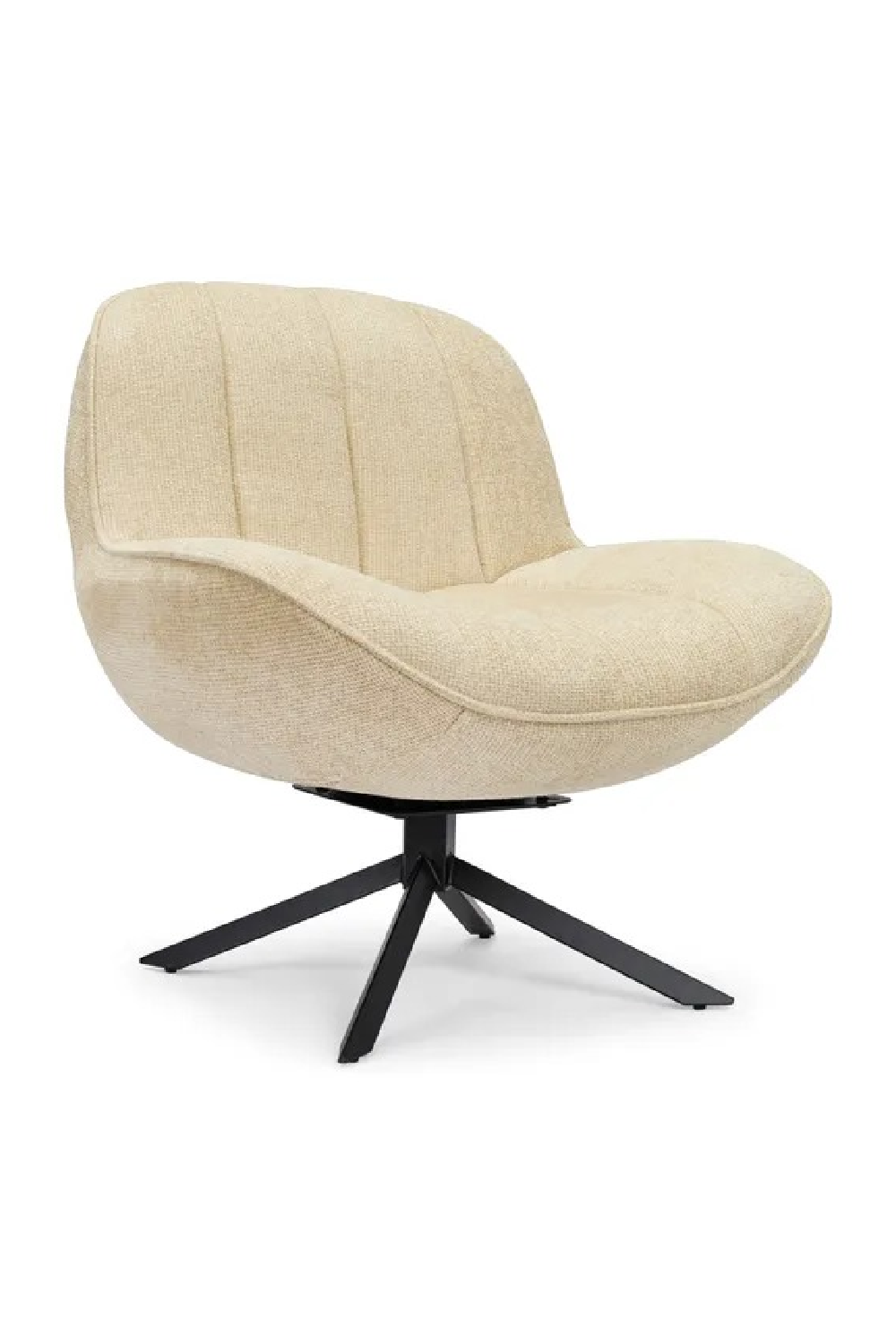 Channeled Tweed Swivel Chair | NV Gallery Willow | Oroa.com