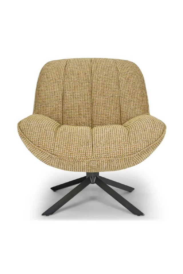 Channeled Tweed Swivel Chair | NV Gallery Willow | Oroa.com
