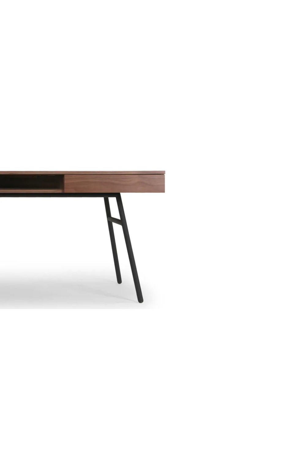 2-Drawer Walnut Desk | NV Gallery Solomon | Oroa.com