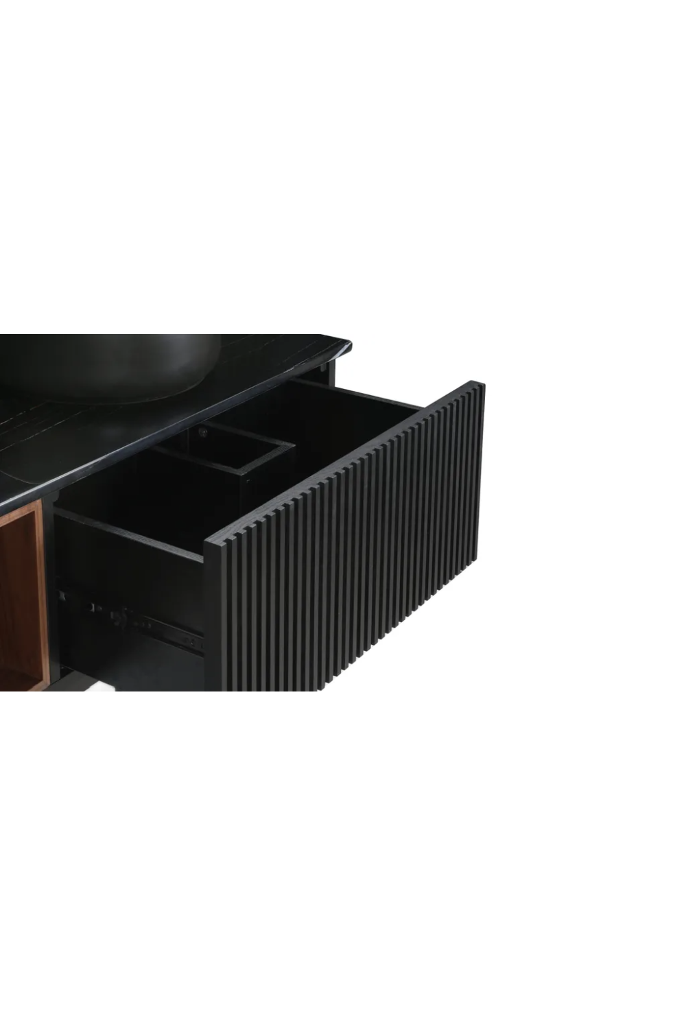 Black Ash Wood Vanity Unit | NV Gallery Hendrix | Oroa.com