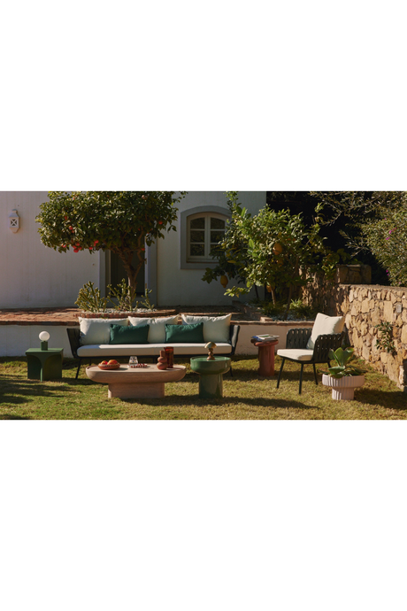 Black Rope 3-Seater Outdoor Sofa | NV Gallery Hamptons | Oroa.com
