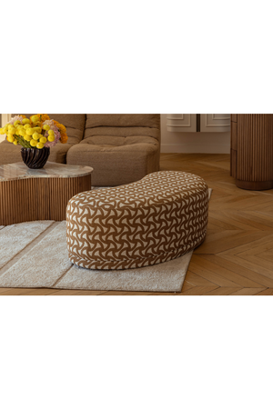 Pebble-Shaped Upholstered Bench | NV Gallery Enzo | Oroa.com