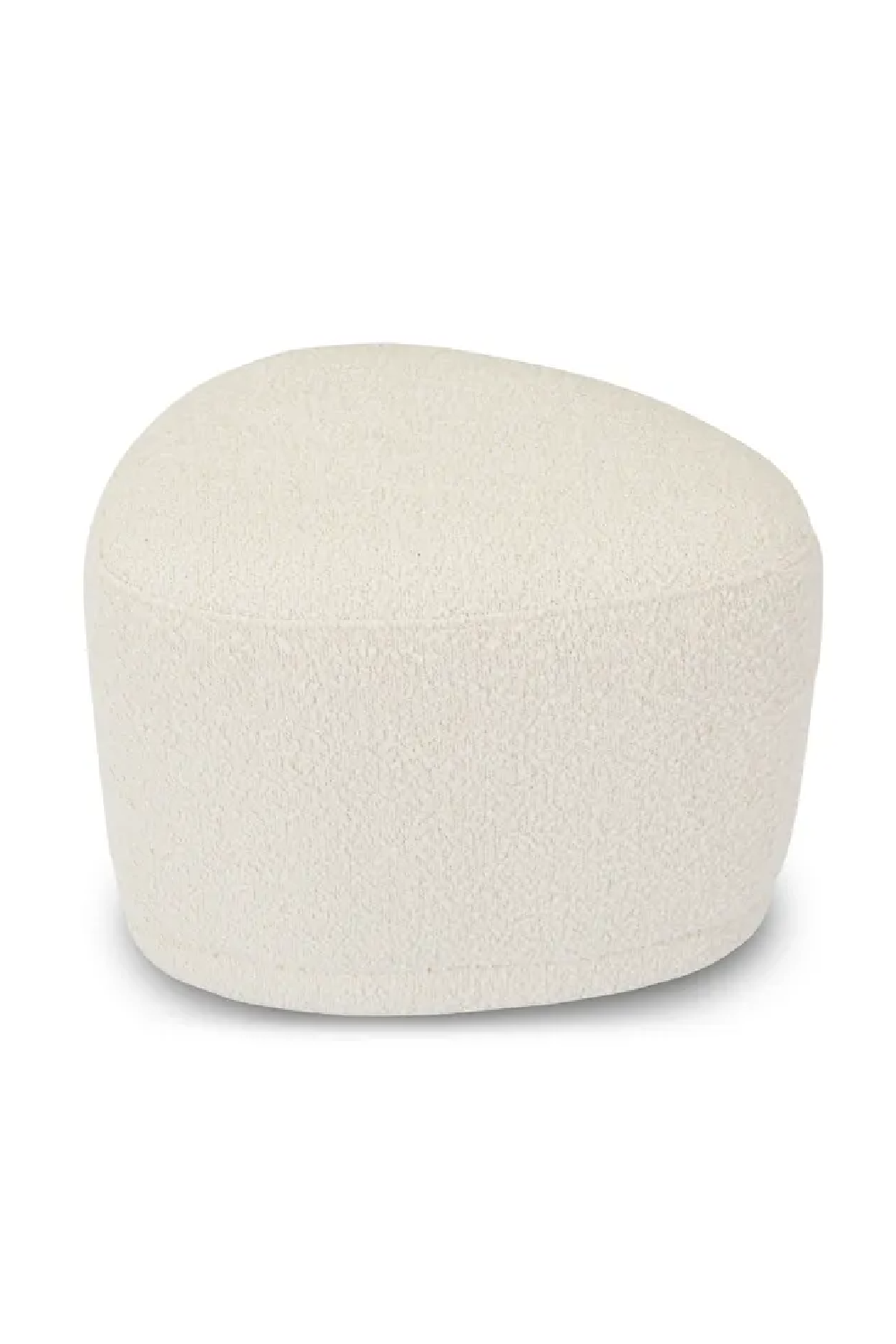 Pebble-Shaped Upholstered Pouf | NV Gallery Enzo | Oroa.com
