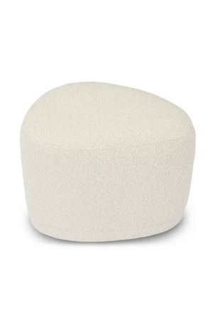 Pebble-Shaped Upholstered Pouf | NV Gallery Enzo | Oroa.com
