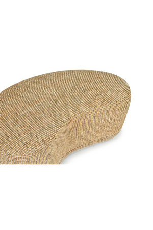 Pebble-Shaped Upholstered Bench | NV Gallery Enzo | Oroa.com