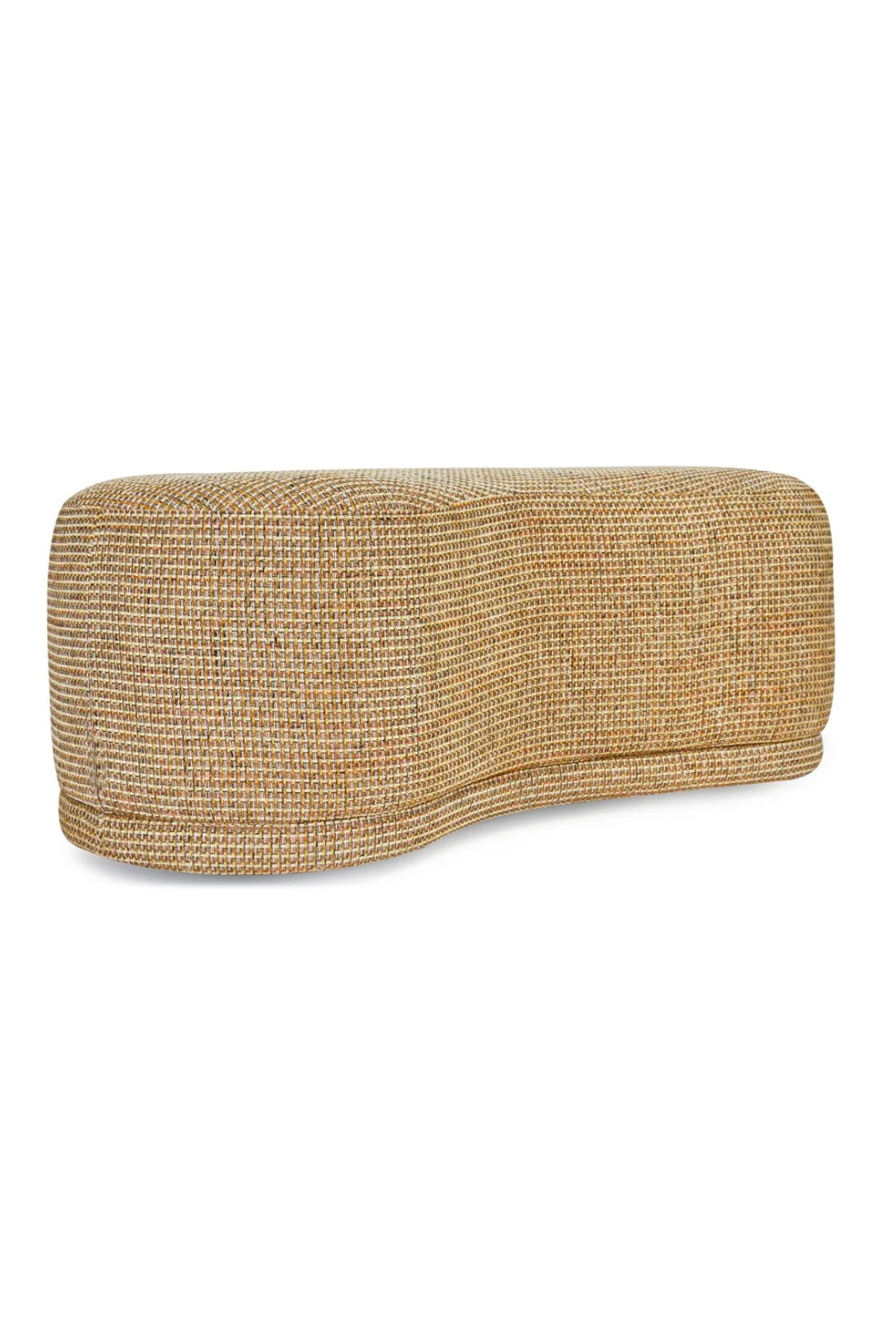 Pebble-Shaped Upholstered Bench | NV Gallery Enzo | Oroa.com